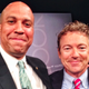 Selfie of Sen. Cory Booker (D-N.J.) and Sen. Rand Paul (R-Ky.)
Instagram